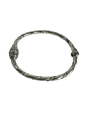 Brighton Bangle Charm Bracelet Silver Tone